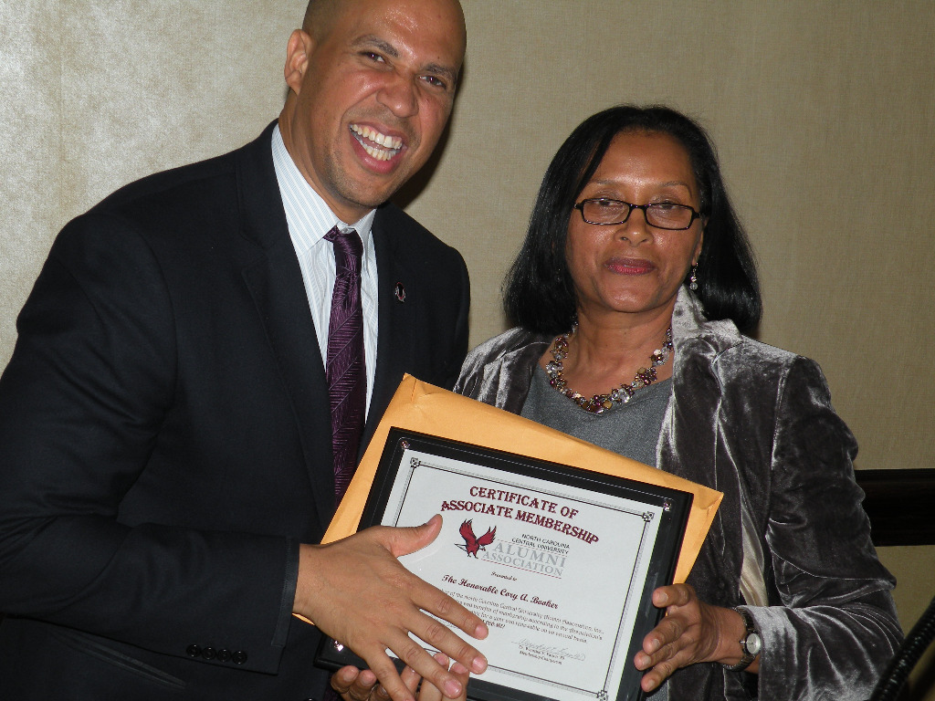 Corey Booker & Betty Holloway